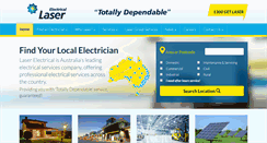 Desktop Screenshot of laserelectrical.com.au
