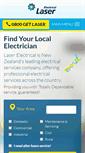 Mobile Screenshot of laserelectrical.co.nz