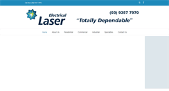 Desktop Screenshot of campbellfield.laserelectrical.com.au