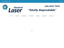 Tablet Screenshot of campbellfield.laserelectrical.com.au